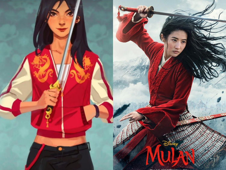 刘亦菲变身迪士尼公主,花木兰帅气十足,灰姑娘美若天仙!