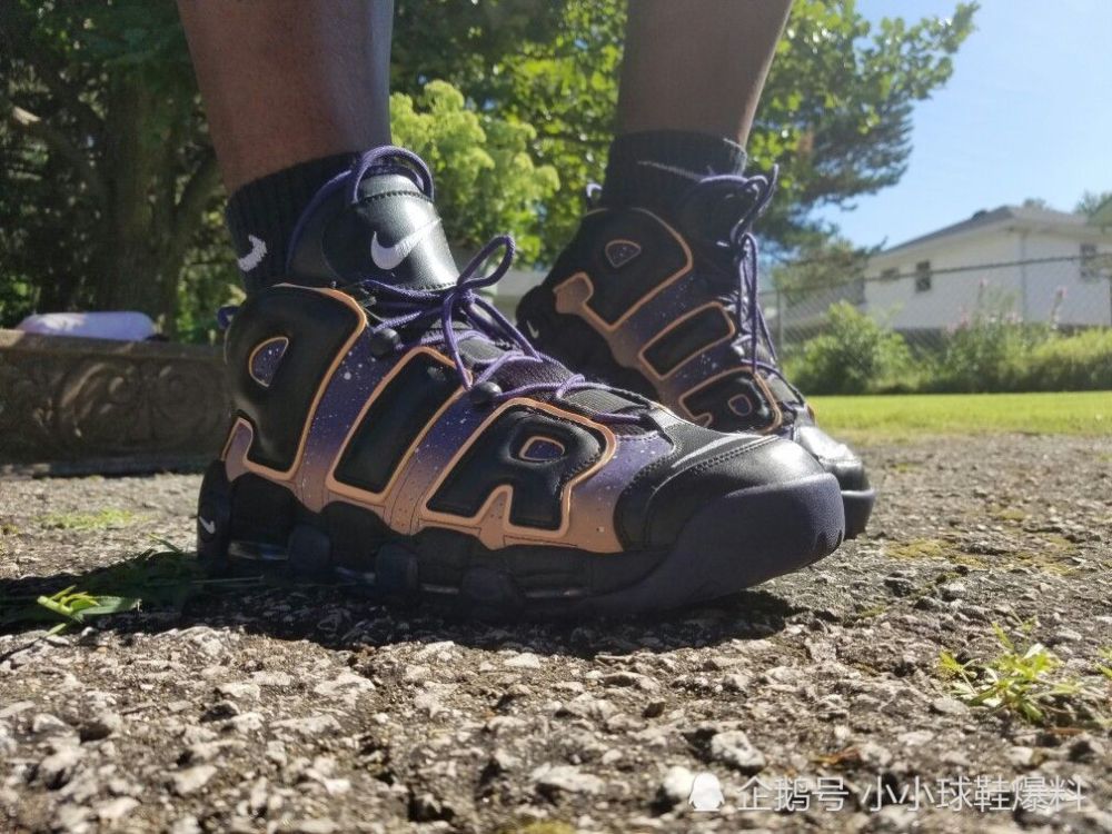 篮球鞋历史上的里程牌,nike大air皮蓬"星空紫云"开箱