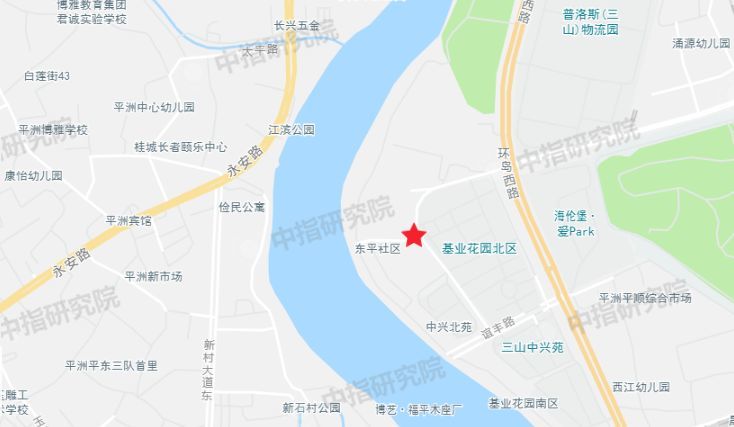 (地块区位图 | 来源中指地主) 土地位置佛山市南海区桂城街道环岛西路