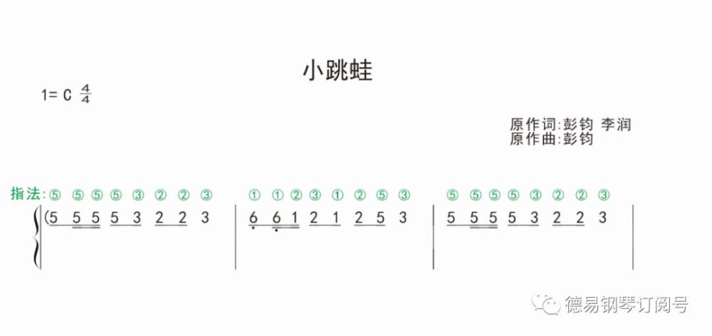 池塘里的欢乐演奏家《小跳蛙》钢琴版音乐分享