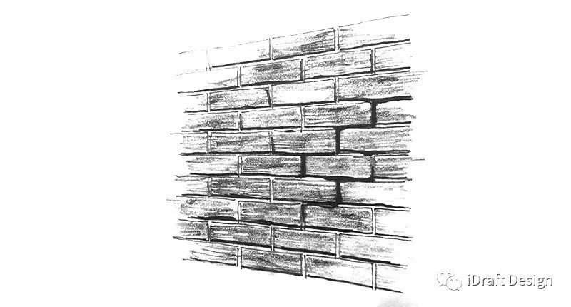 砖块,石头和木材的素描画法——素描技巧