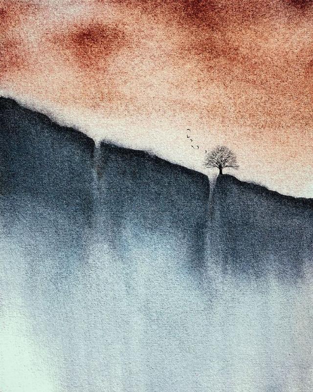 "意境"绘画"一花一世界,一叶一菩提"的艺术作品感悟