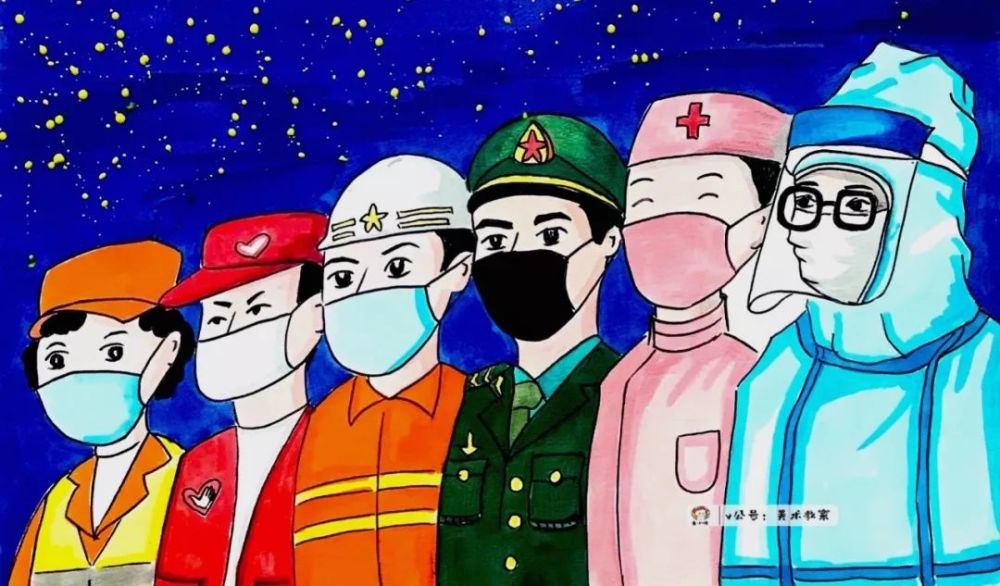 新型冠状病毒手抄报合集,武汉加油!中国加油!