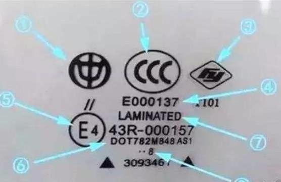小车窗大学问 解读车窗角标的含义