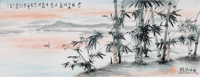 国画竹子山水画——画家李国胜竹子10幅鉴赏