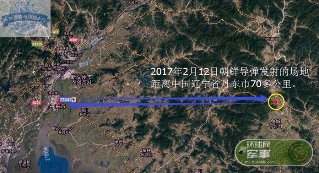 媒体曝光朝鲜北极星导弹发射场址 距中国70余公里