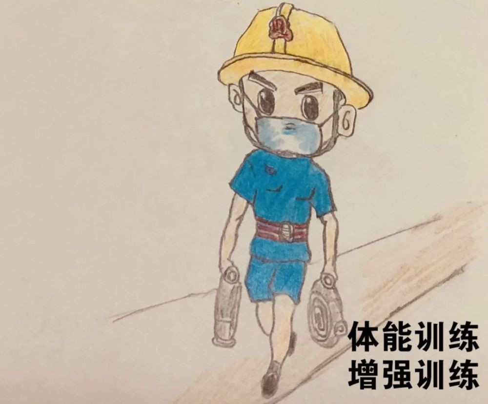 手绘漫画致敬防疫一线战斗人员