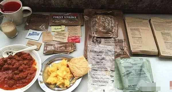 二战美国大兵伙食有多好?三种作战口粮让人羡慕,日军口粮十分简单!