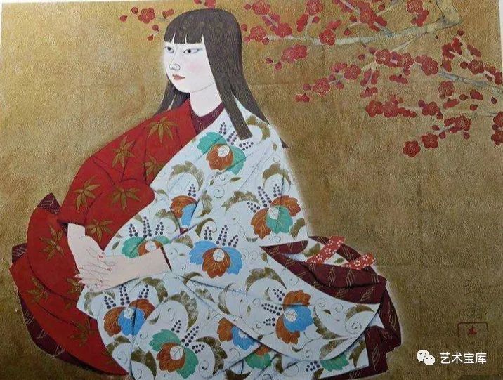 西方艺术史:日本现代人物画家和物语绘大师 森田旷平110