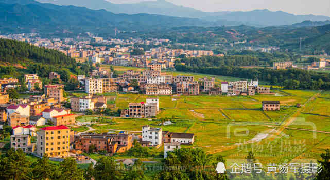 江西于都县风景美如画的利村乡,绵延青山间看赣州美丽的新农村