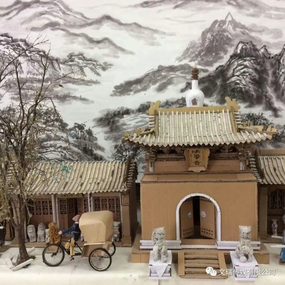咱应县人杨宇光:让废旧纸板化身巧夺天工的古建筑