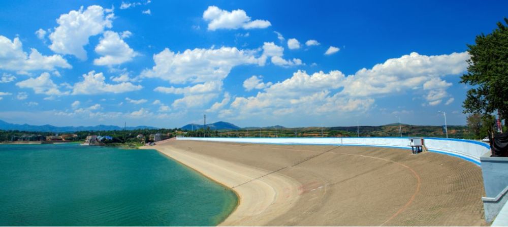 河南洛阳陆浑水库 四季风景各不同