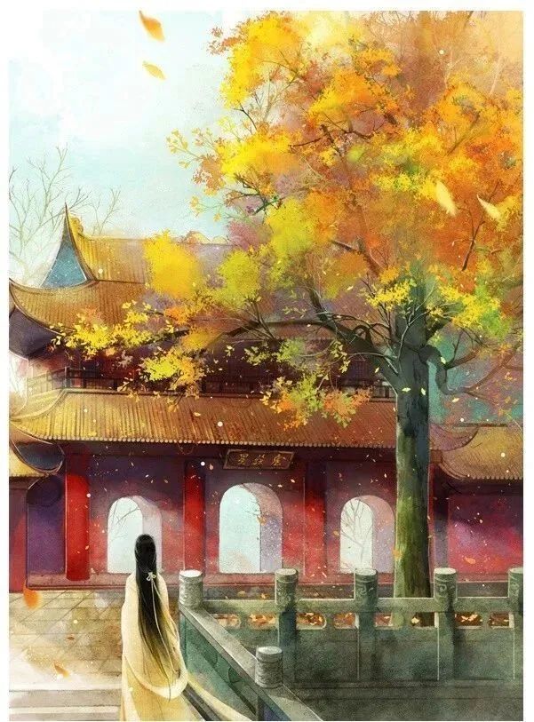 收集古风美女背影壁纸
