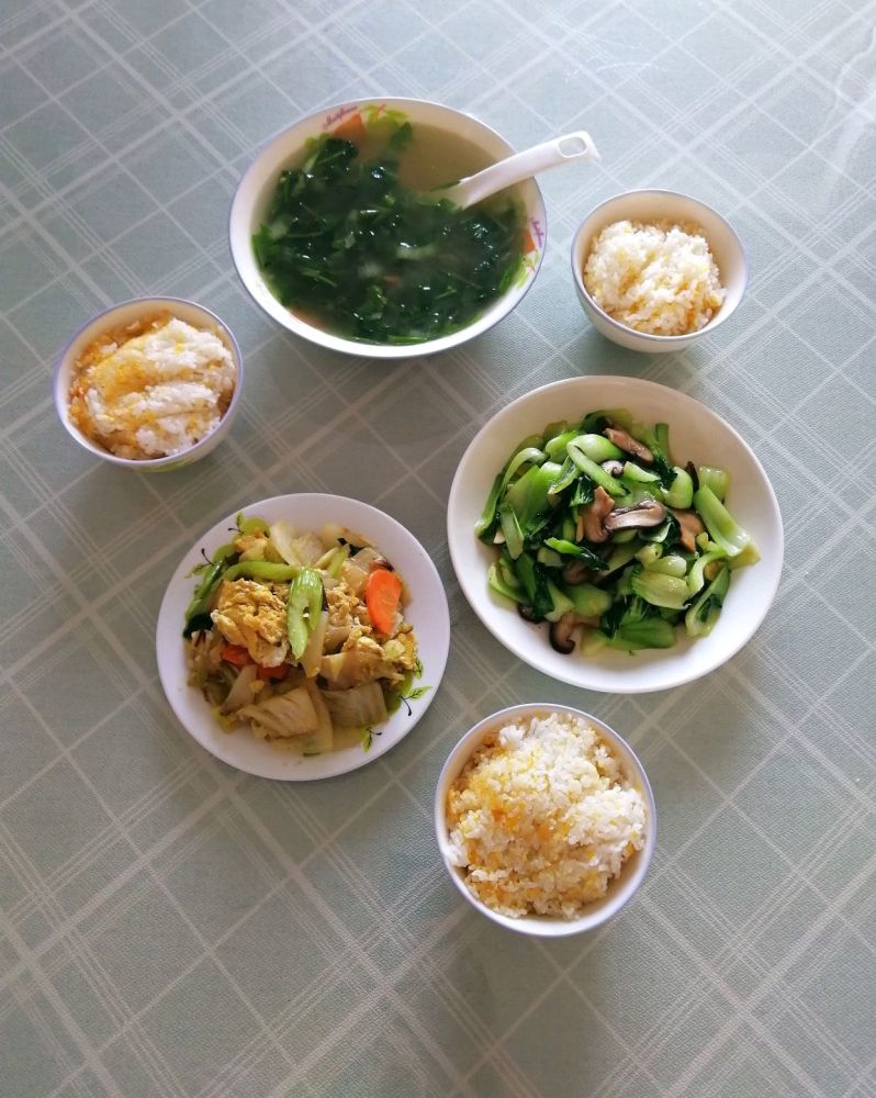 宅家期间,我家六天午餐这样吃,清爽精美,网友说:这是减肥餐吗