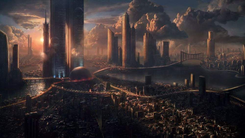 未来城市想象图
