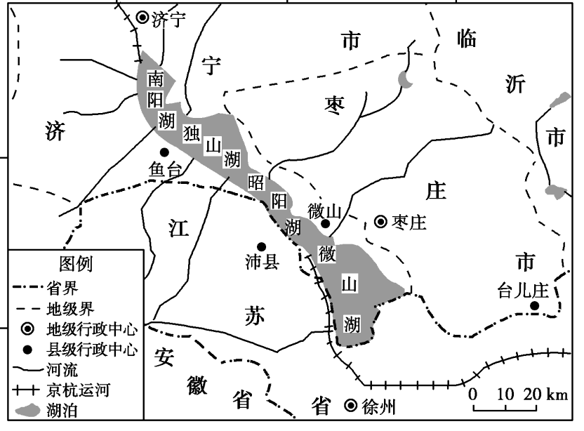 太湖,高邮湖,洪泽湖,微山湖,为什么在一条直线上,是怎么形成的?