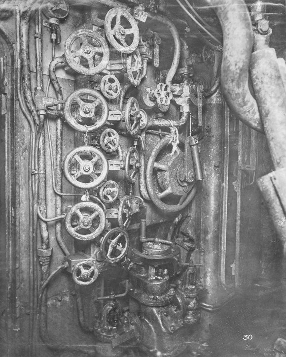 真实的蒸汽朋克世界一战知名u型潜艇内部珍稀图片大公开