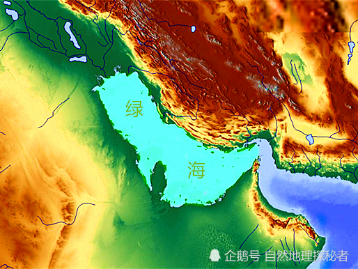 波斯湾是阿拉伯海西北伸入亚洲大陆的一个海湾,介于伊朗高原和阿拉伯