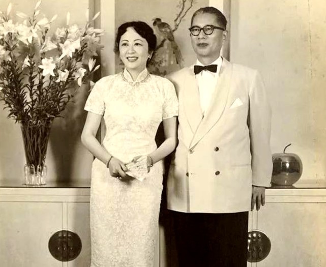 宋子文的妻子,年轻时貌美如花,跟随宋子文逃到美国后