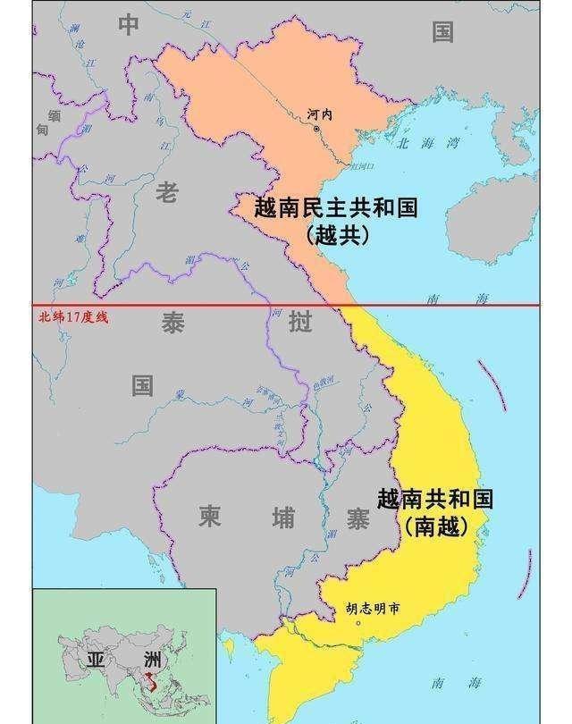 越南地理分区史:千年来一路南侵获得大量国土,最终形成三大地区