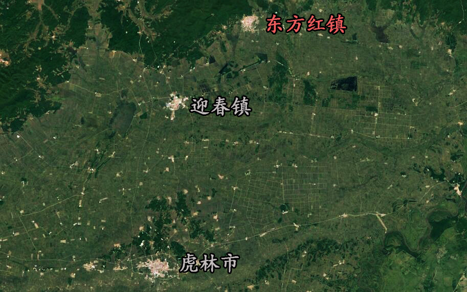 从东方红镇到虎林城区,大约有70公里的路程,比较偏远.
