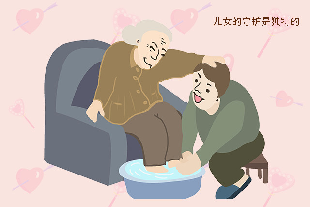 亲情是相互的父母与子女之间相互坚持与守护你做到了吗