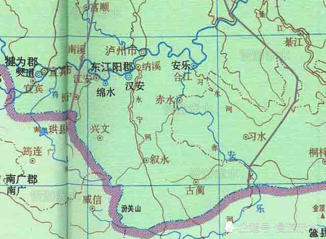 赤水市地域在汉朝时期属于犍为郡符节县(西汉叫符县,今天的四川合江)