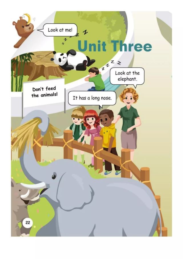 【课文翻译】 unit three at the zoo 第三单元 在动物园 (a) look at