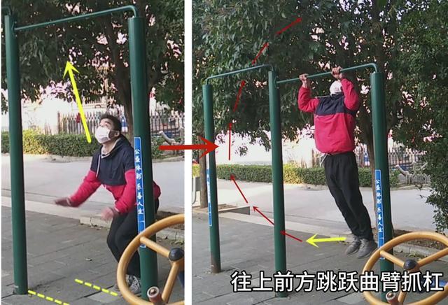 只要引体ok,卷腹上杠很简单!