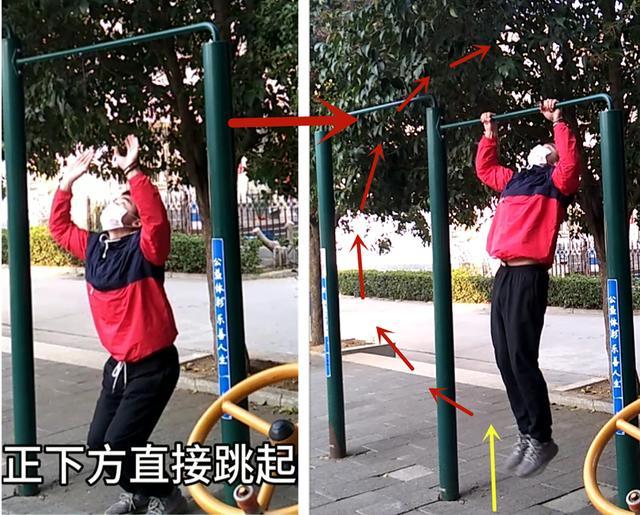 只要引体ok,卷腹上杠很简单!