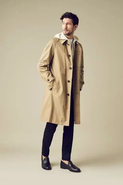 男卡其风衣搭配_卡其风衣搭配图片女士