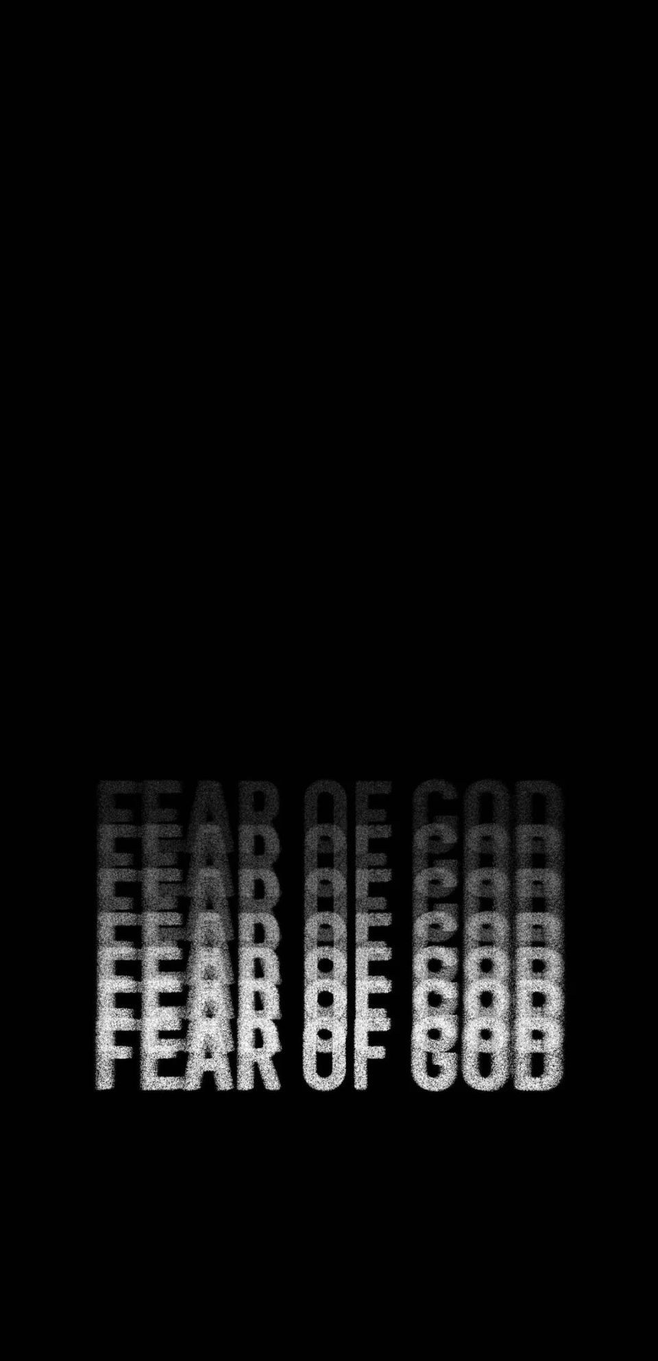 潮流壁纸 | fear of god 敬畏上帝