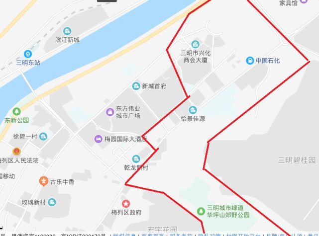 三明这些学校学区划片地图来了!