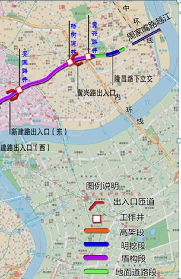 北横通道东段多个工程复工 隆昌路下立交预计今年6月底具备通车条件