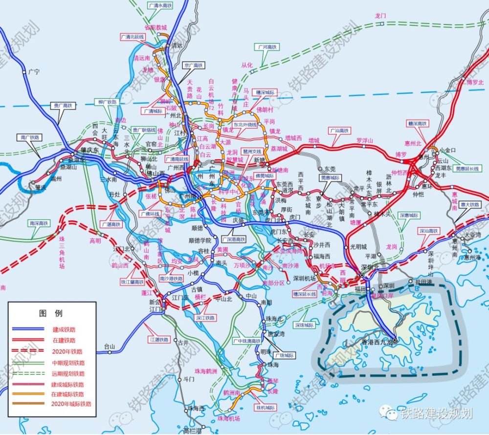 6,大埔至潮州港疏港铁路:全长125.1公里. 来源:铁路建设规划