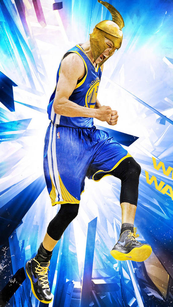 今日壁纸:库里有资格竞争mvp!