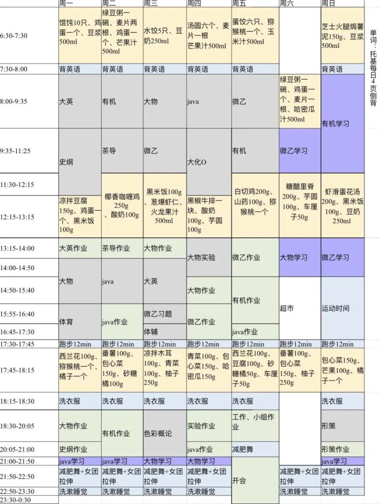 学霸的假期生活是这样的!浙大发布700个学生的居家作息表