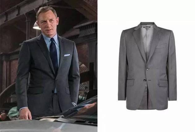 daniel craig in tom ford外套 想要显得成熟稳重,经典灰色西装必不可