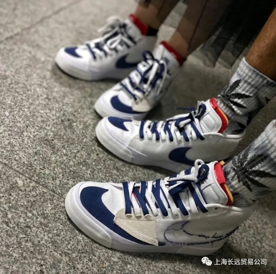 耐克nike sb zoom blazer拆线大钩子