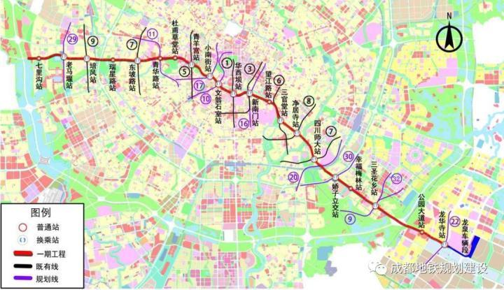 2020成都地铁进度:5条地铁今年开通 另有四期规划5条地铁开工!