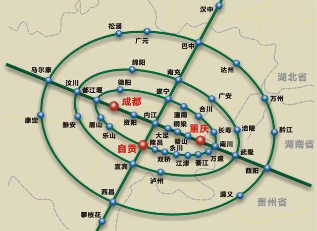 除成都,重庆外,成渝城市群还包含哪些城市?他们的2019
