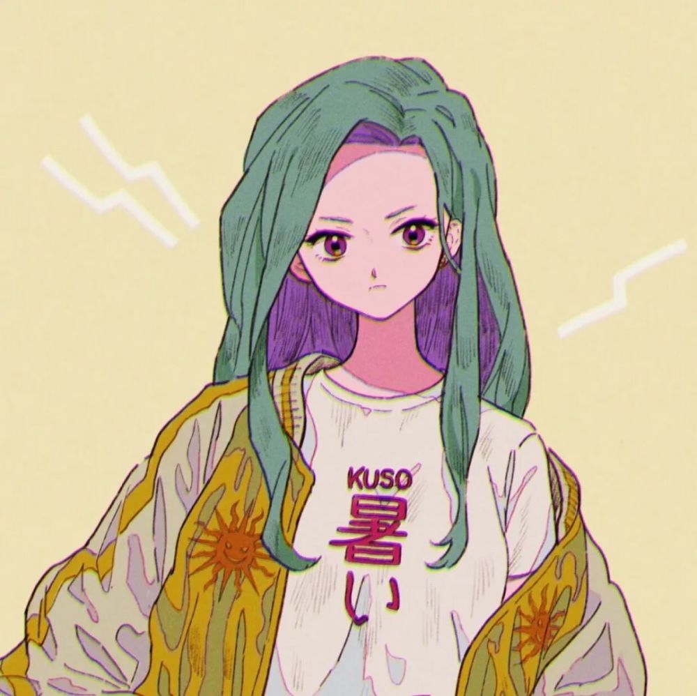 动漫复古女生头像