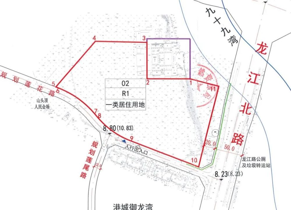 地块位置:龙文区龙文北路以东,蓝桥路以西,北环城路以南 出让面积