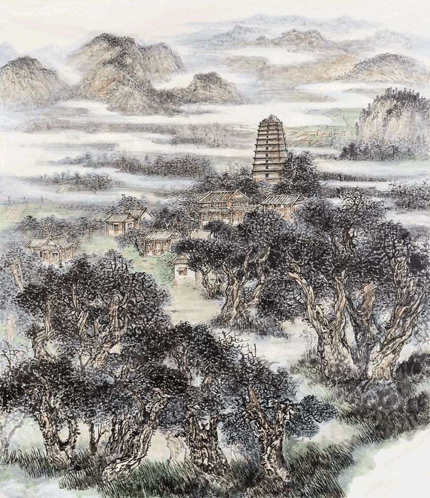 《长安八景之曲江流饮》