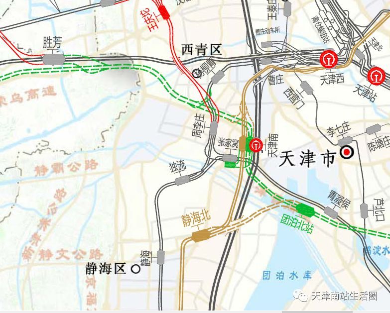 注:津雄城际走向以最终公布为准.