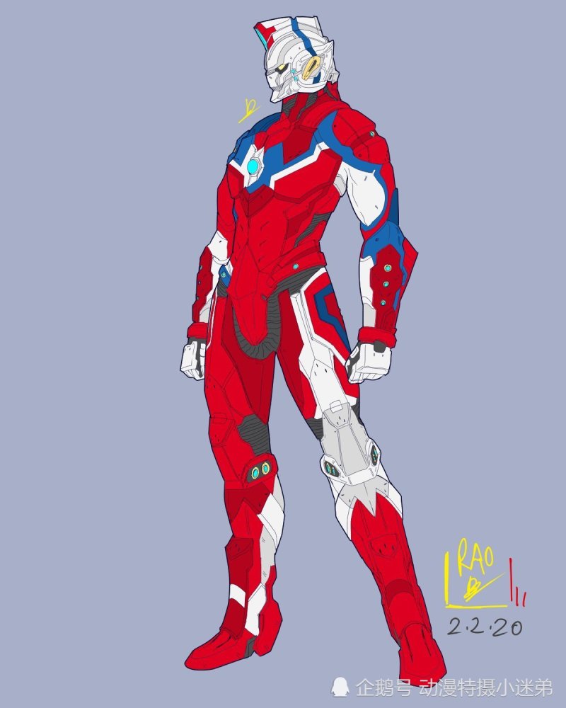 四个奥特曼的机甲形态,戴拿奥特曼和高斯奥特曼很帅气