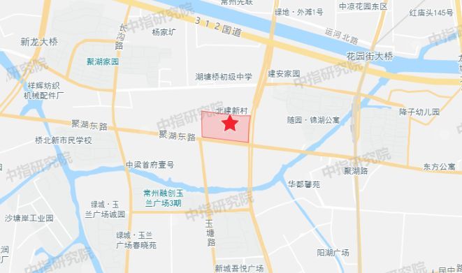 土地位置武进区湖塘镇武宜北路西侧,聚湖东路北侧.