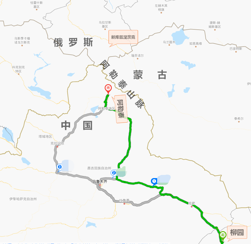 再至新疆的南疆与北疆,今天的公路和铁路在地图上留下了明晰的痕迹