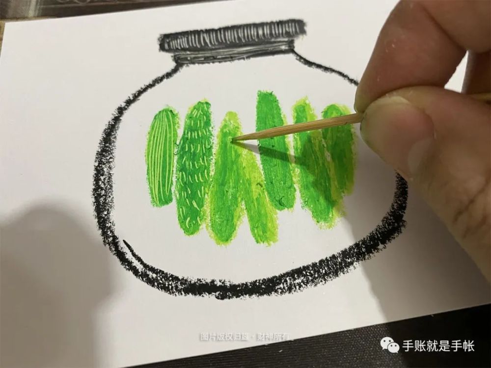 网红油画棒的入门级画画教程