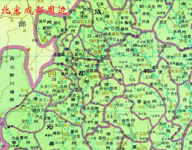 "四川路"中的益州,利州,梓州,夔州分别是哪里?